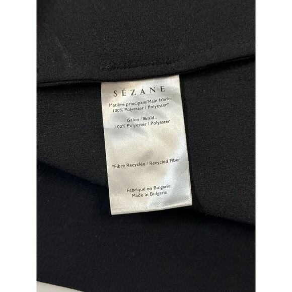 Sezane Valencia Blouse Black - Size 34 - XS/Small - Picture 7 of 8